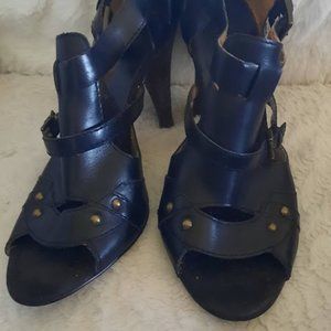 Nine West 3.5 in Gladiator /Biker Sandal Size 10